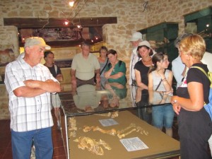 Visite du musee de Regourdou